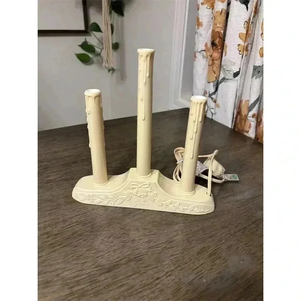 GE Vintage 3-Light Candolier Window Christmas Winter Holiday Decor